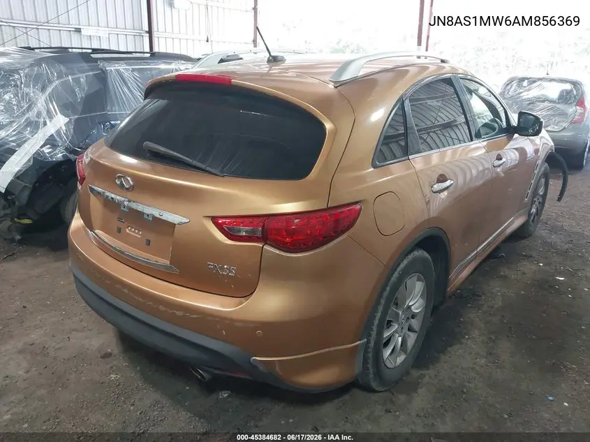 2010 Infiniti Fx35 VIN: JN8AS1MW6AM856369 Lot: 45384682