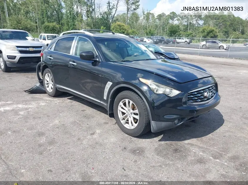 2010 Infiniti Fx35 VIN: JN8AS1MU2AM801383 Lot: 45517258