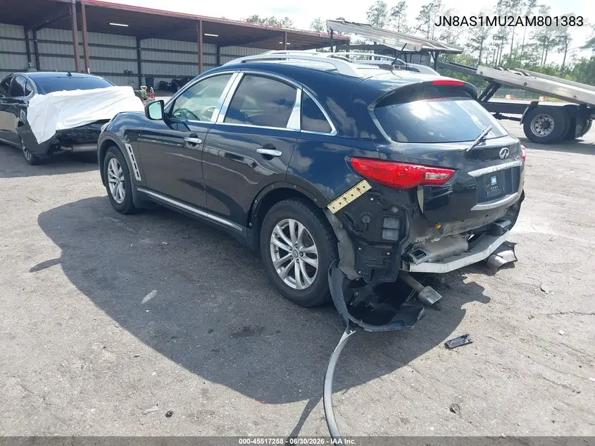 2010 Infiniti Fx35 VIN: JN8AS1MU2AM801383 Lot: 45517258