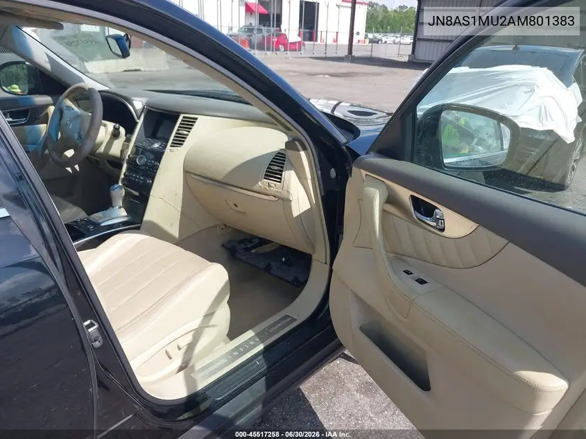 2010 Infiniti Fx35 VIN: JN8AS1MU2AM801383 Lot: 45517258