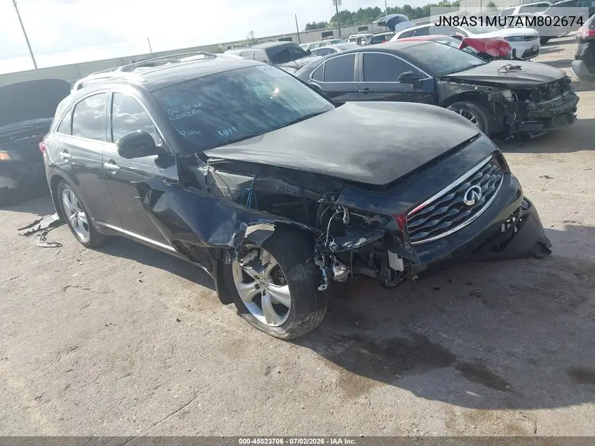 2010 Infiniti Fx35 VIN: JN8AS1MU7AM802674 Lot: 45523706