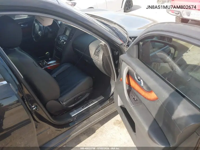 2010 Infiniti Fx35 VIN: JN8AS1MU7AM802674 Lot: 45523706