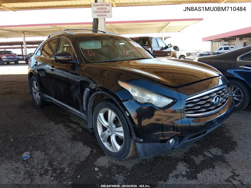 2011 Infiniti Fx35 VIN: JN8AS1MU0BM710484 Lot: 44700025