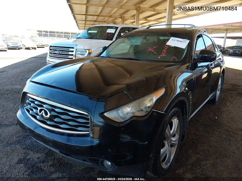 2011 Infiniti Fx35 VIN: JN8AS1MU0BM710484 Lot: 44700025