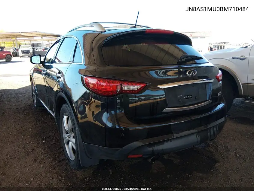 2011 Infiniti Fx35 VIN: JN8AS1MU0BM710484 Lot: 44700025