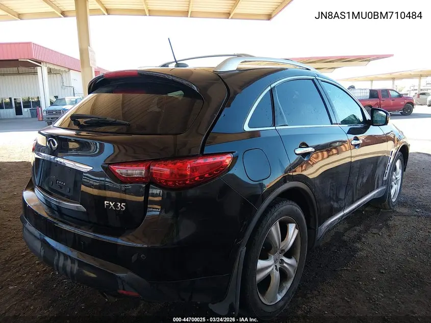 2011 Infiniti Fx35 VIN: JN8AS1MU0BM710484 Lot: 44700025