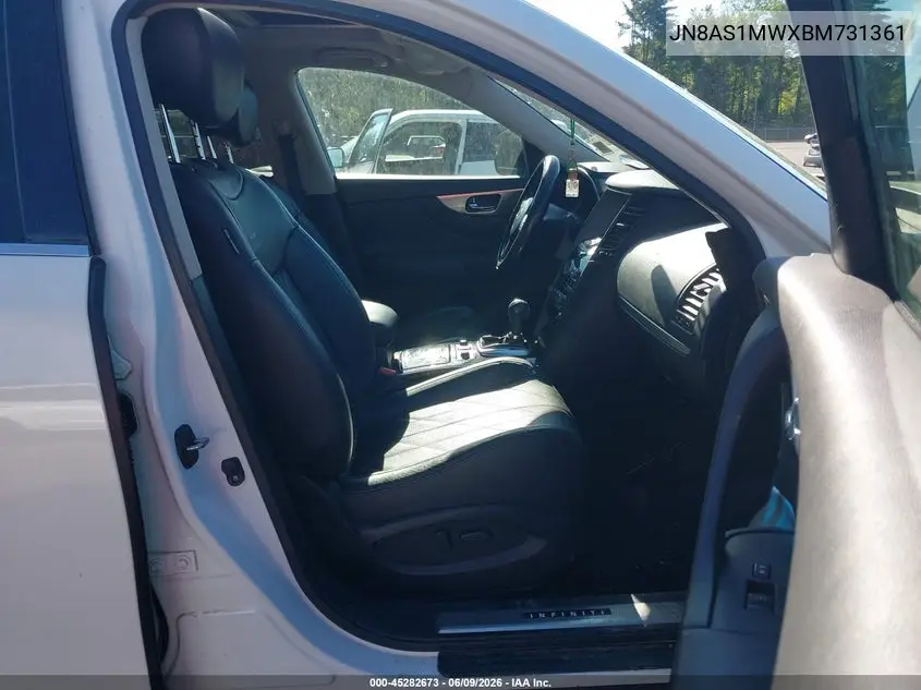2011 Infiniti Fx35 VIN: JN8AS1MWXBM731361 Lot: 45282673
