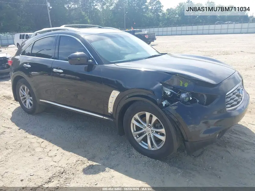 2011 Infiniti Fx35 VIN: JN8AS1MU7BM711034 Lot: 45316463