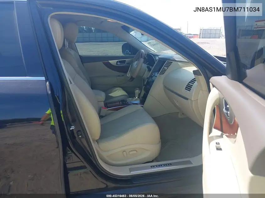 2011 Infiniti Fx35 VIN: JN8AS1MU7BM711034 Lot: 45316463