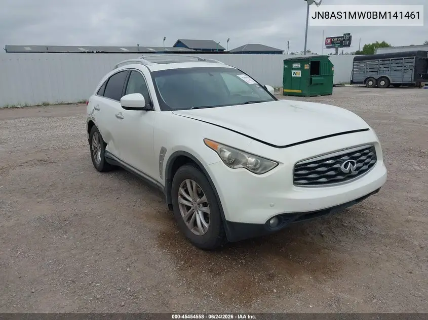 2011 Infiniti Fx35 VIN: JN8AS1MW0BM141461 Lot: 45454558