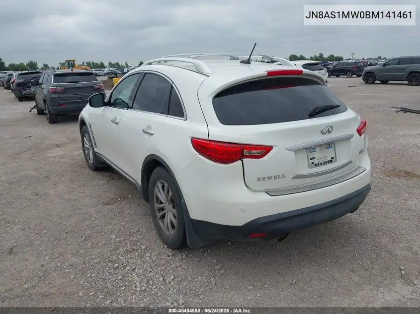2011 Infiniti Fx35 VIN: JN8AS1MW0BM141461 Lot: 45454558