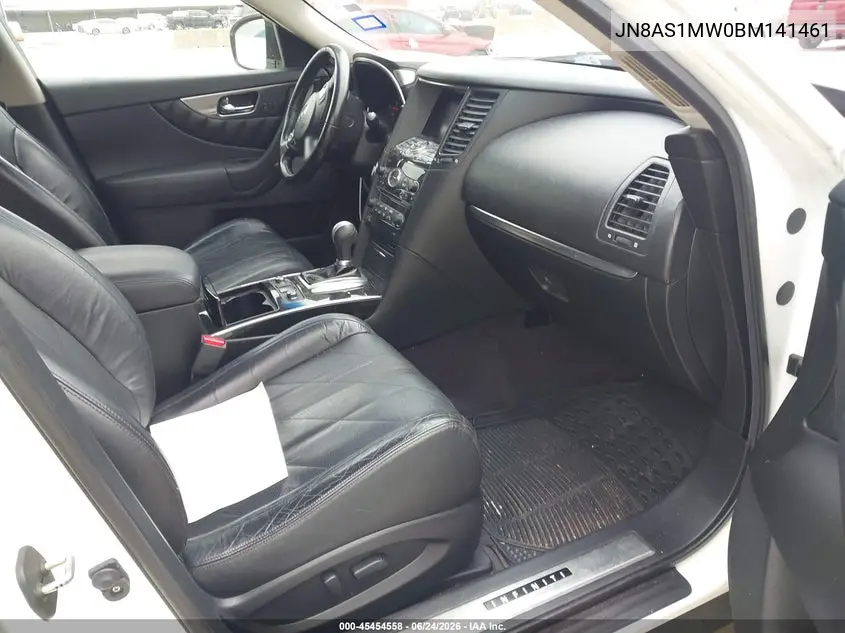 2011 Infiniti Fx35 VIN: JN8AS1MW0BM141461 Lot: 45454558