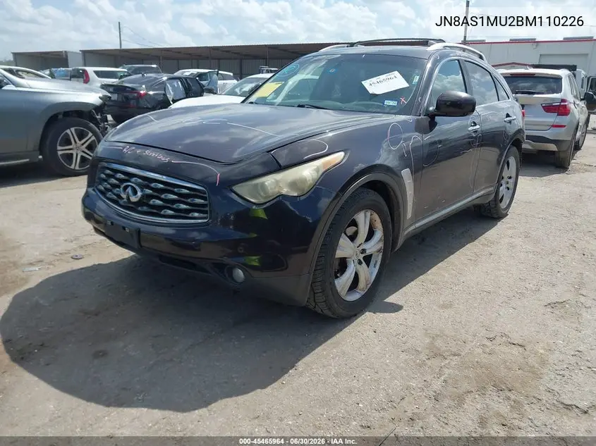 2011 Infiniti Fx35 VIN: JN8AS1MU2BM110226 Lot: 45465964