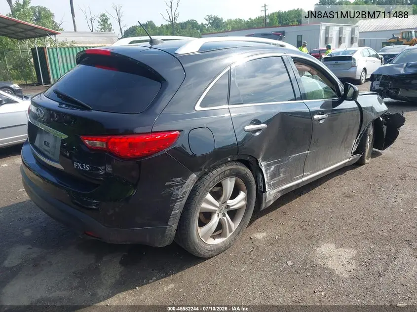 2011 Infiniti Fx35 VIN: JN8AS1MU2BM711488 Lot: 45582244