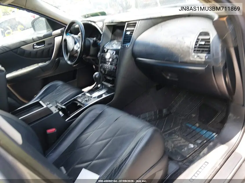2011 Infiniti Fx35 VIN: JN8AS1MU3BM711869 Lot: 45598154