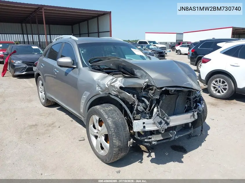 2011 Infiniti Fx35 VIN: JN8AS1MW2BM730740 Lot: 45606369
