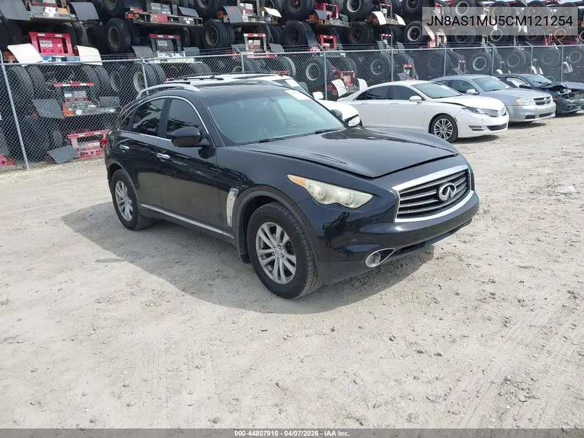2012 Infiniti Fx35 VIN: JN8AS1MU5CM121254 Lot: 44807910