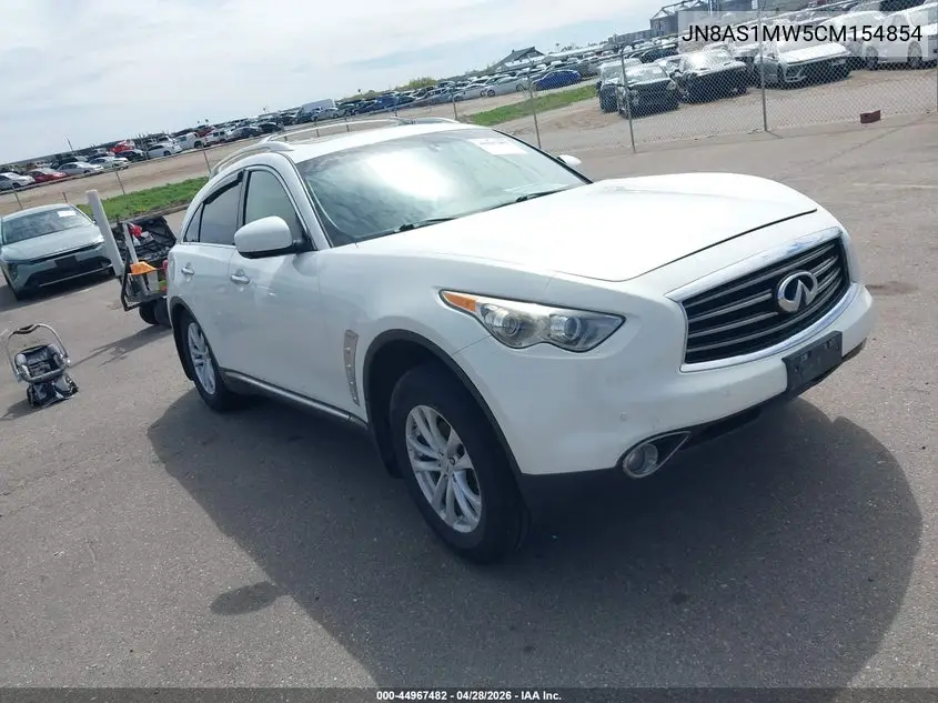 2012 Infiniti Fx35 VIN: JN8AS1MW5CM154854 Lot: 44967482