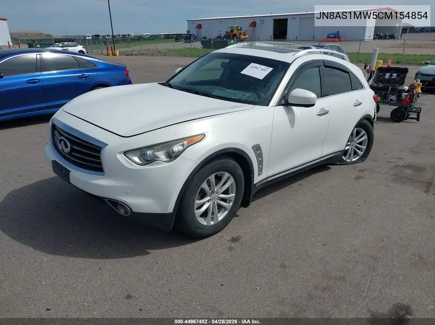 2012 Infiniti Fx35 VIN: JN8AS1MW5CM154854 Lot: 44967482