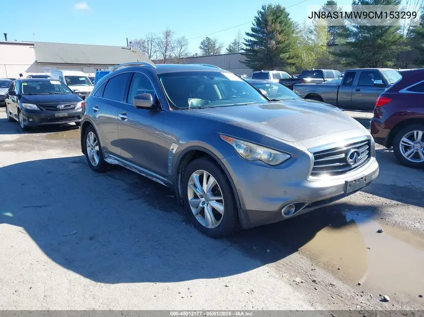 2012 Infiniti Fx35 VIN: JN8AS1MW9CM153299 Lot: 45012177