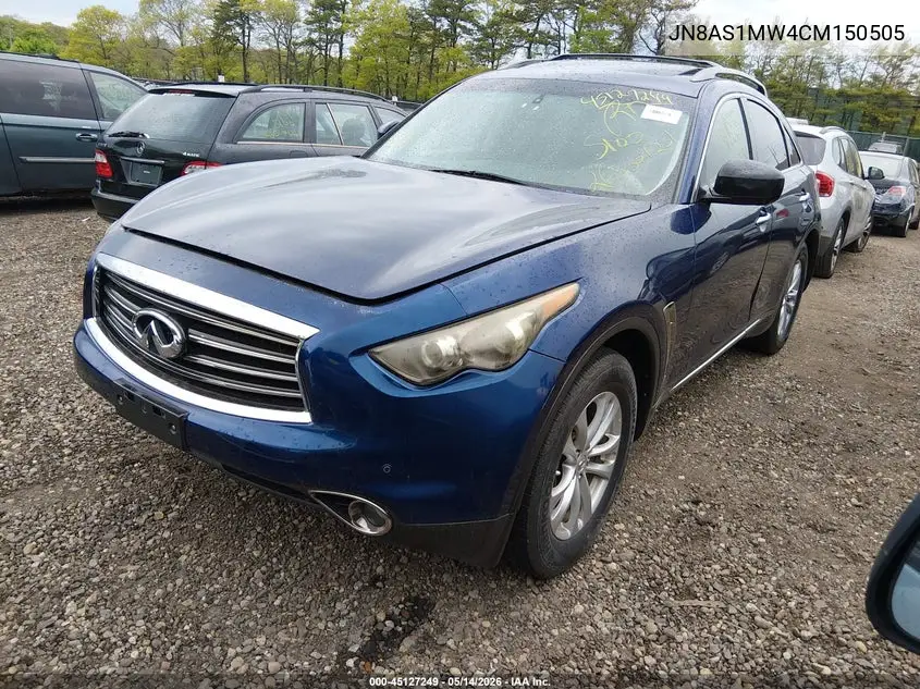 2012 Infiniti Fx35 Limited Edition VIN: JN8AS1MW4CM150505 Lot: 45127249
