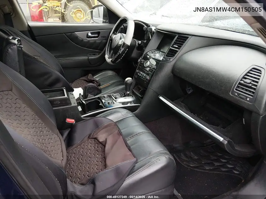 2012 Infiniti Fx35 Limited Edition VIN: JN8AS1MW4CM150505 Lot: 45127249