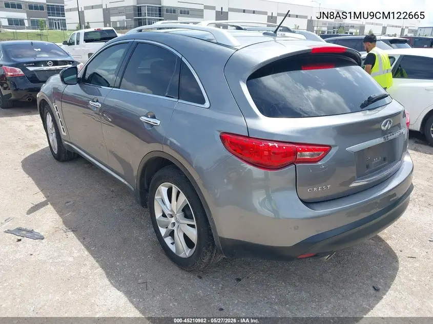 2012 Infiniti Fx35 VIN: JN8AS1MU9CM122665 Lot: 45210982