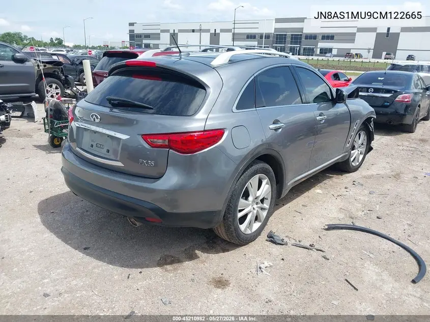 2012 Infiniti Fx35 VIN: JN8AS1MU9CM122665 Lot: 45210982