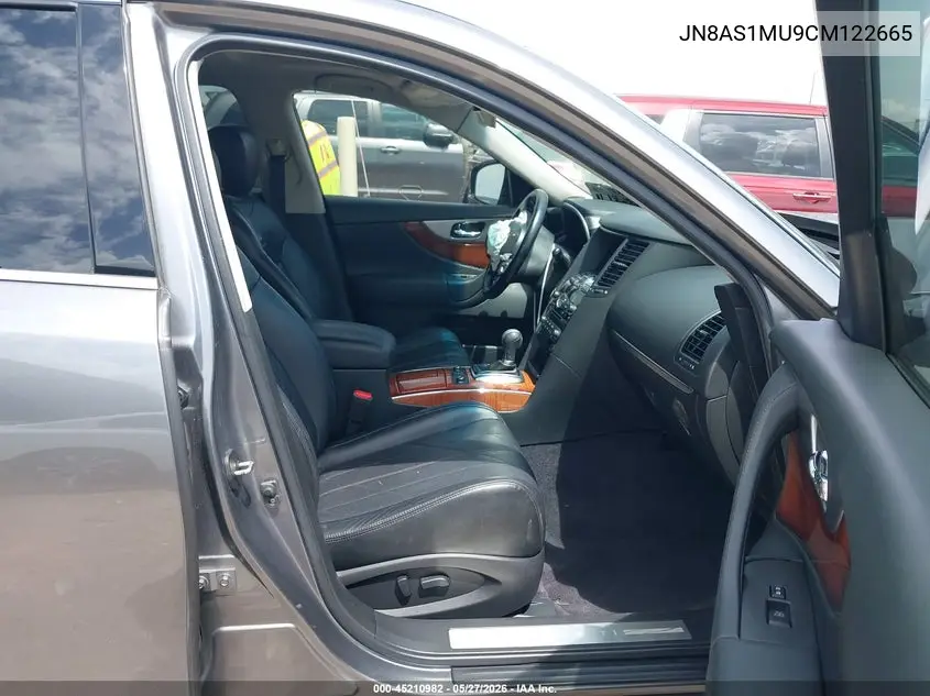 2012 Infiniti Fx35 VIN: JN8AS1MU9CM122665 Lot: 45210982