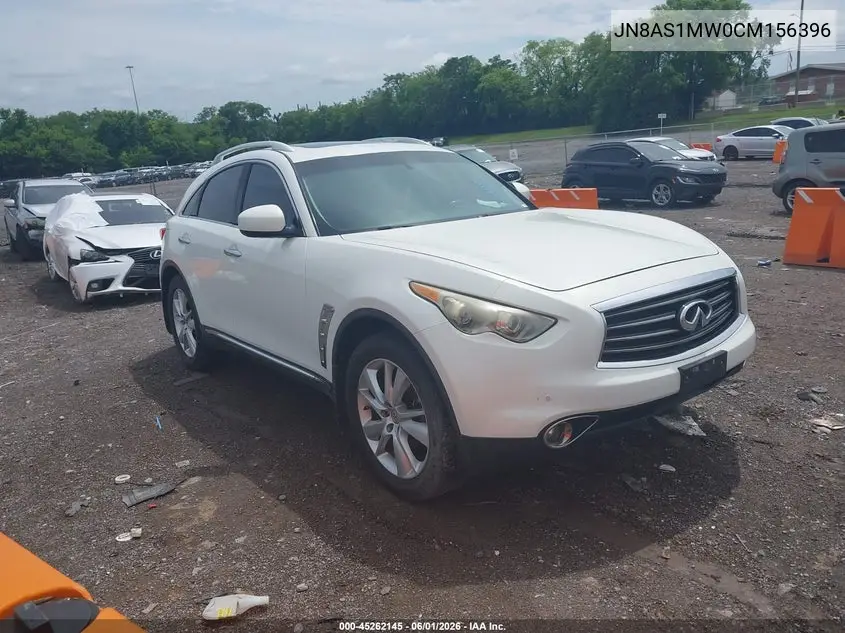 2012 Infiniti Fx35 VIN: JN8AS1MW0CM156396 Lot: 45262145