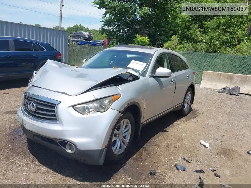 2012 Infiniti Fx35 VIN: JN8AS1MW8CM150037 Lot: 45307800