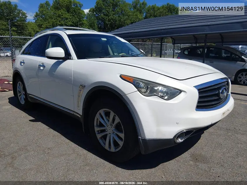 2012 Infiniti Fx35 VIN: JN8AS1MW0CM154129 Lot: 45363578