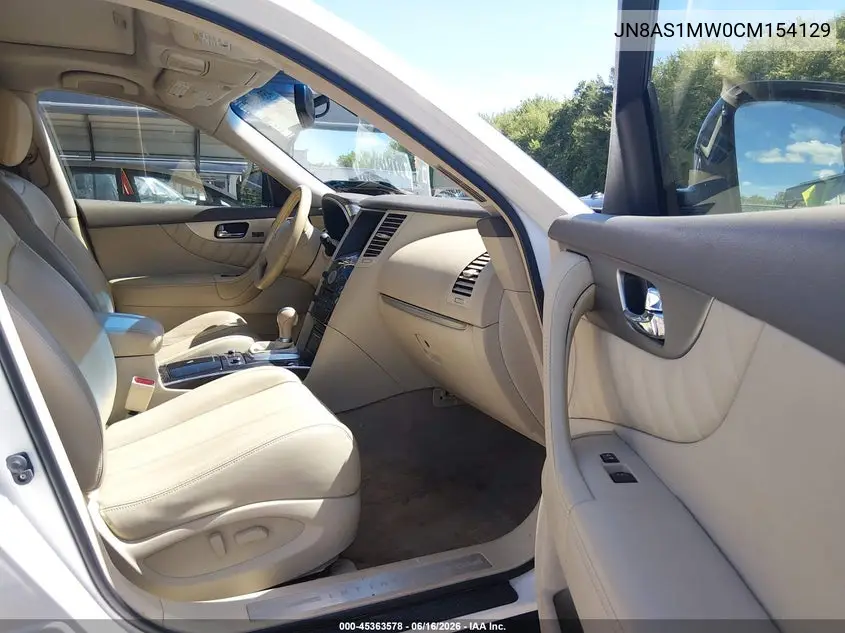 2012 Infiniti Fx35 VIN: JN8AS1MW0CM154129 Lot: 45363578