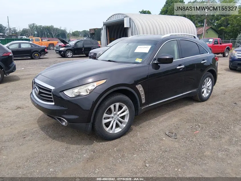 2012 Infiniti Fx35 VIN: JN8AS1MW9CM155327 Lot: 45632042