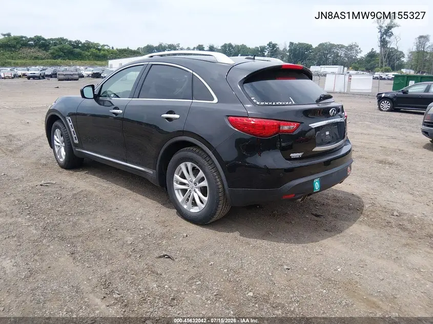 2012 Infiniti Fx35 VIN: JN8AS1MW9CM155327 Lot: 45632042