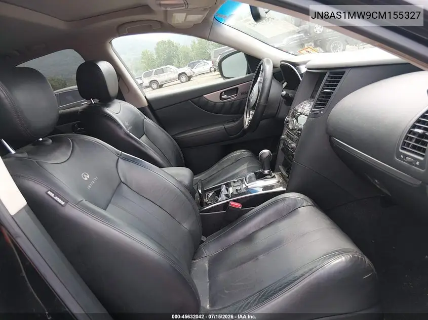 2012 Infiniti Fx35 VIN: JN8AS1MW9CM155327 Lot: 45632042