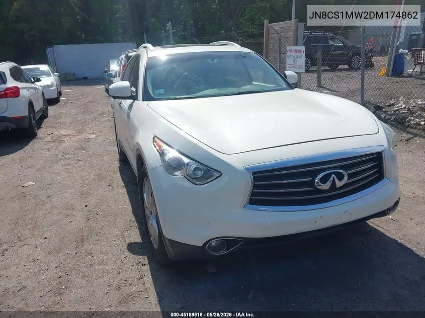 2013 Infiniti Fx37 VIN: JN8CS1MW2DM174862 Lot: 45189518