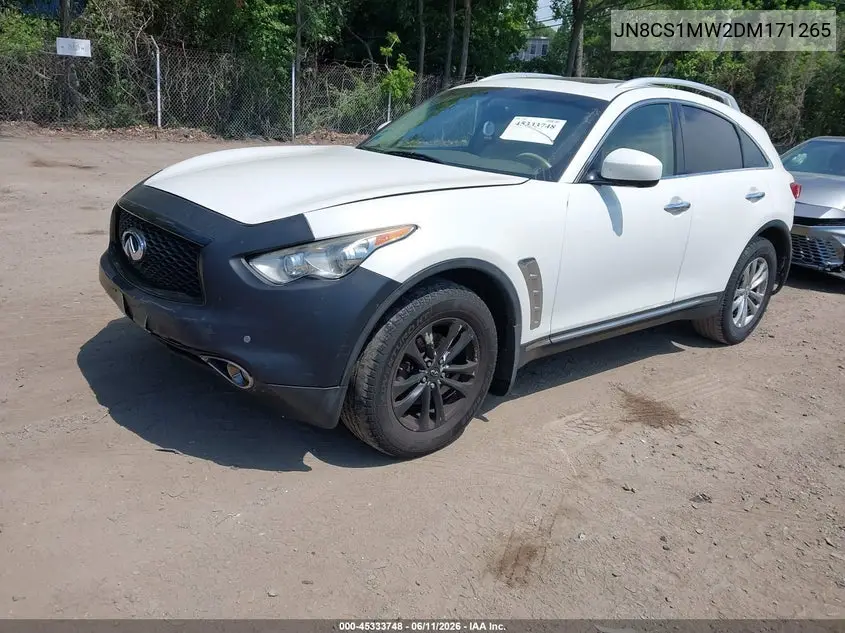 2013 Infiniti Fx37 VIN: JN8CS1MW2DM171265 Lot: 45333748