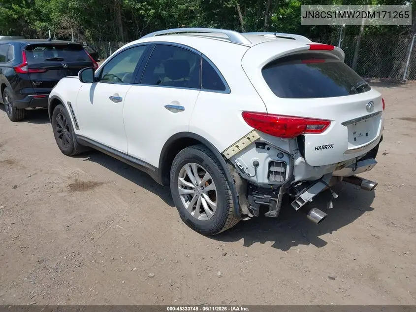 2013 Infiniti Fx37 VIN: JN8CS1MW2DM171265 Lot: 45333748
