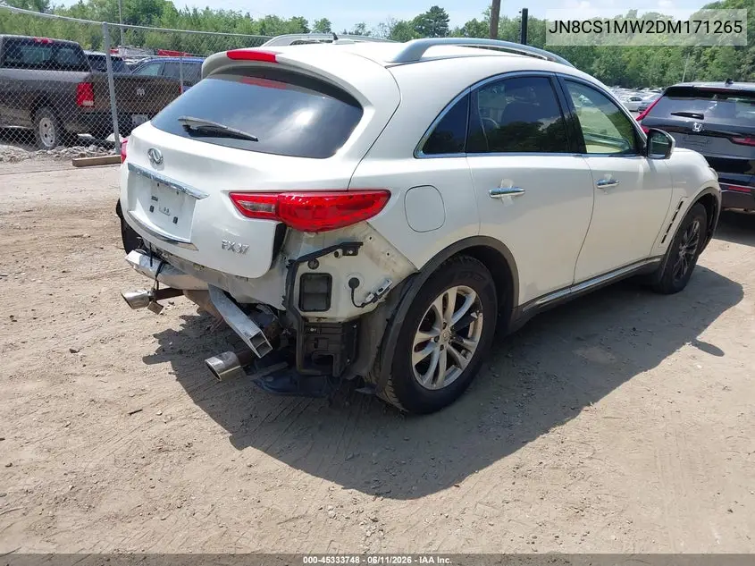 2013 Infiniti Fx37 VIN: JN8CS1MW2DM171265 Lot: 45333748