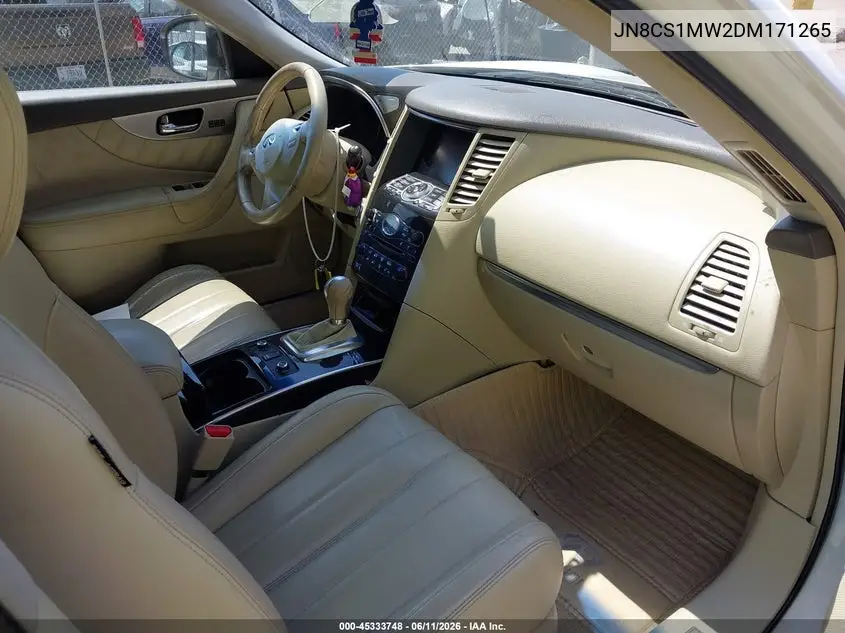 2013 Infiniti Fx37 VIN: JN8CS1MW2DM171265 Lot: 45333748