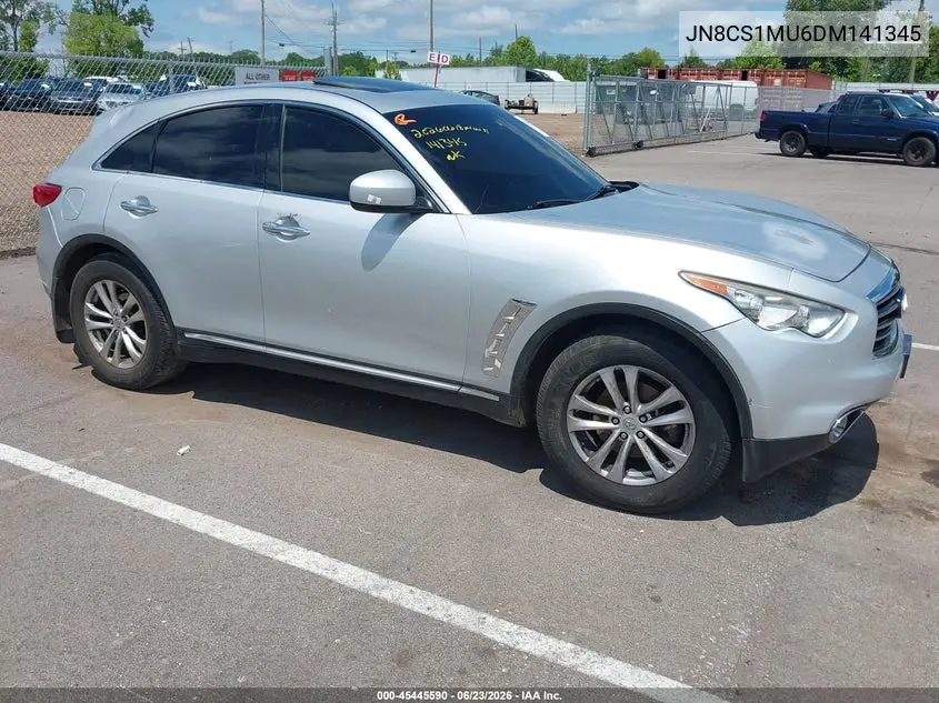 2013 Infiniti Fx37 VIN: JN8CS1MU6DM141345 Lot: 45445590