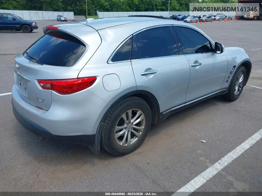 2013 Infiniti Fx37 VIN: JN8CS1MU6DM141345 Lot: 45445590