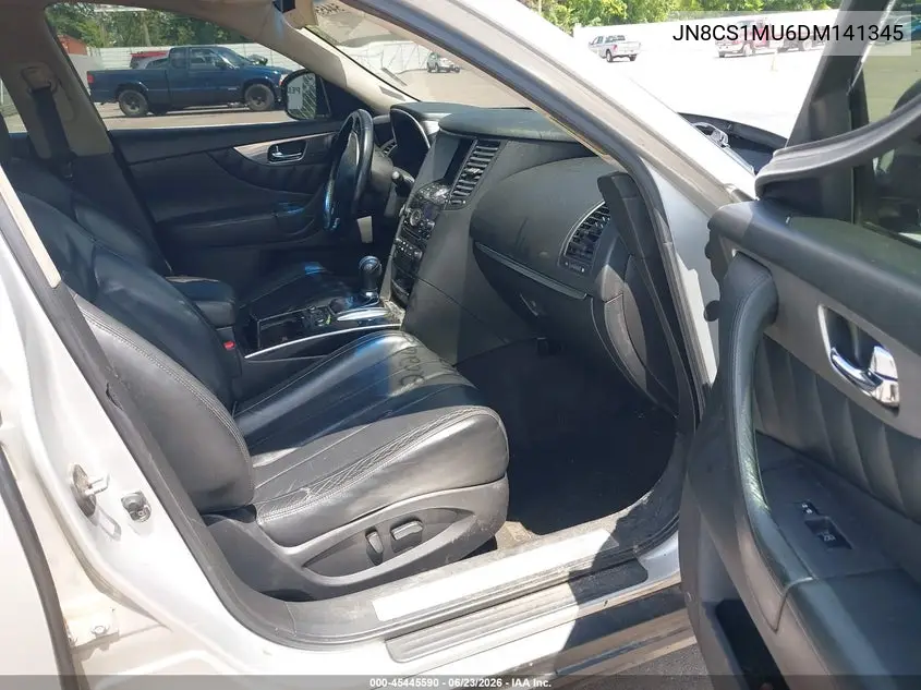 2013 Infiniti Fx37 VIN: JN8CS1MU6DM141345 Lot: 45445590