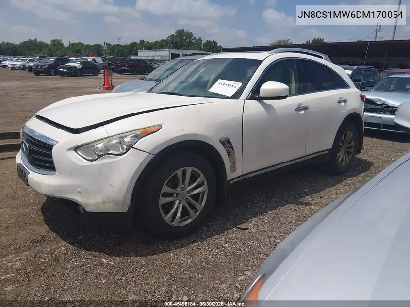 2013 Infiniti Fx37 VIN: JN8CS1MW6DM170054 Lot: 45498184