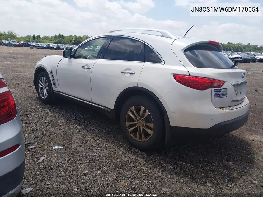 2013 Infiniti Fx37 VIN: JN8CS1MW6DM170054 Lot: 45498184