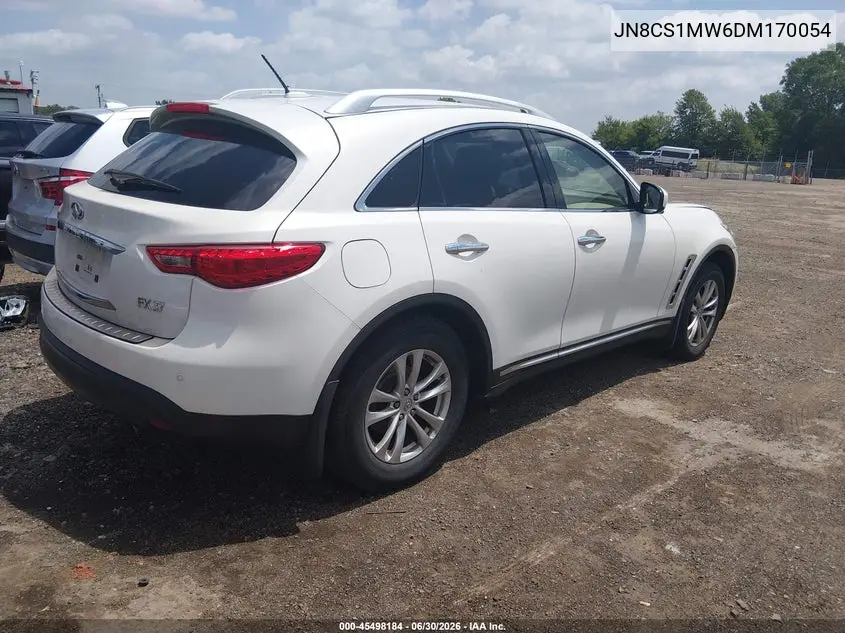 2013 Infiniti Fx37 VIN: JN8CS1MW6DM170054 Lot: 45498184
