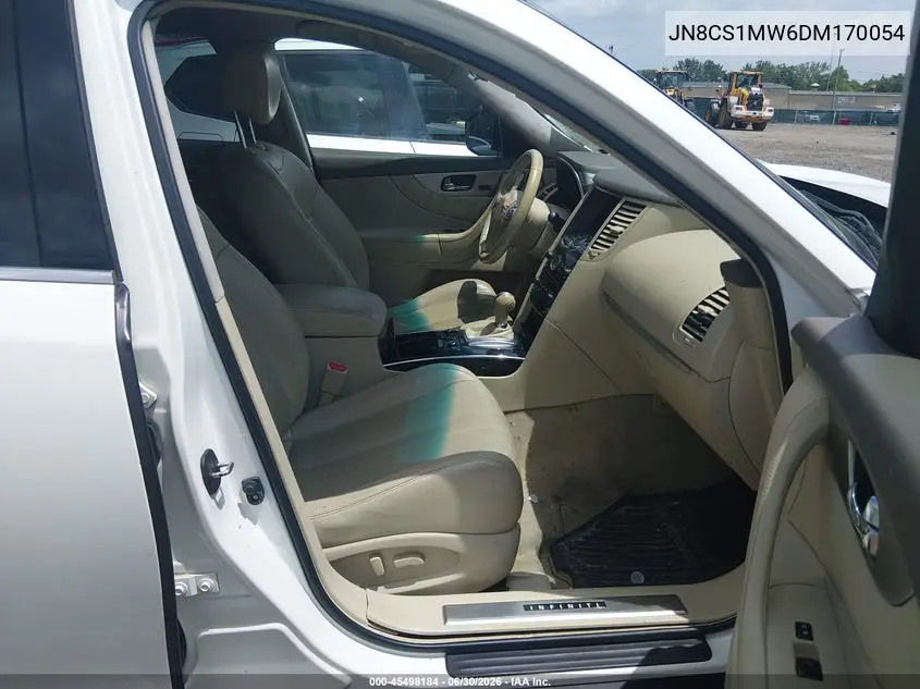 2013 Infiniti Fx37 VIN: JN8CS1MW6DM170054 Lot: 45498184