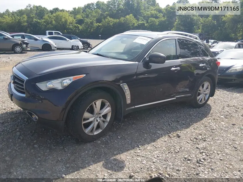 2013 Infiniti Fx37 VIN: JN8CS1MW9DM171165 Lot: 45504046