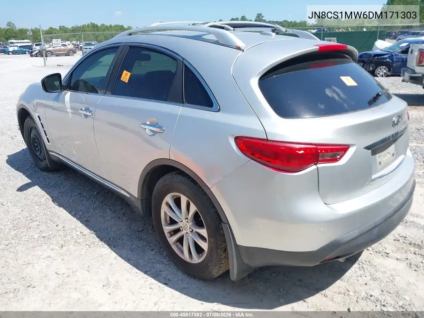 2013 Infiniti Fx37 VIN: JN8CS1MW6DM171303 Lot: 45517382